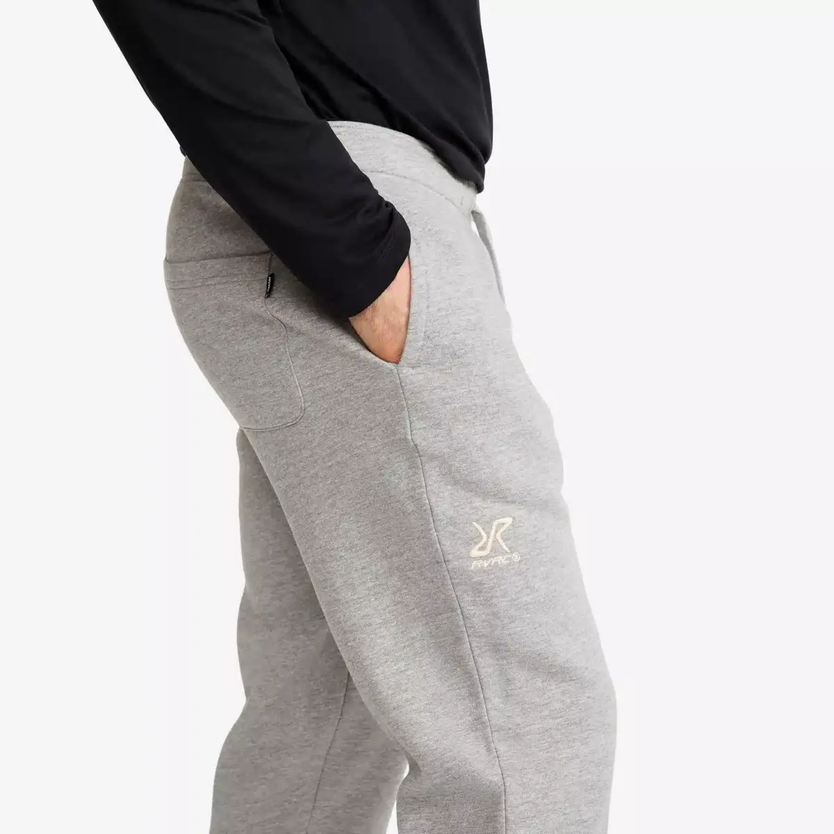 RVRC Sweatpants Men Grey Melange RVRC Sweatpants Men Grey Melange