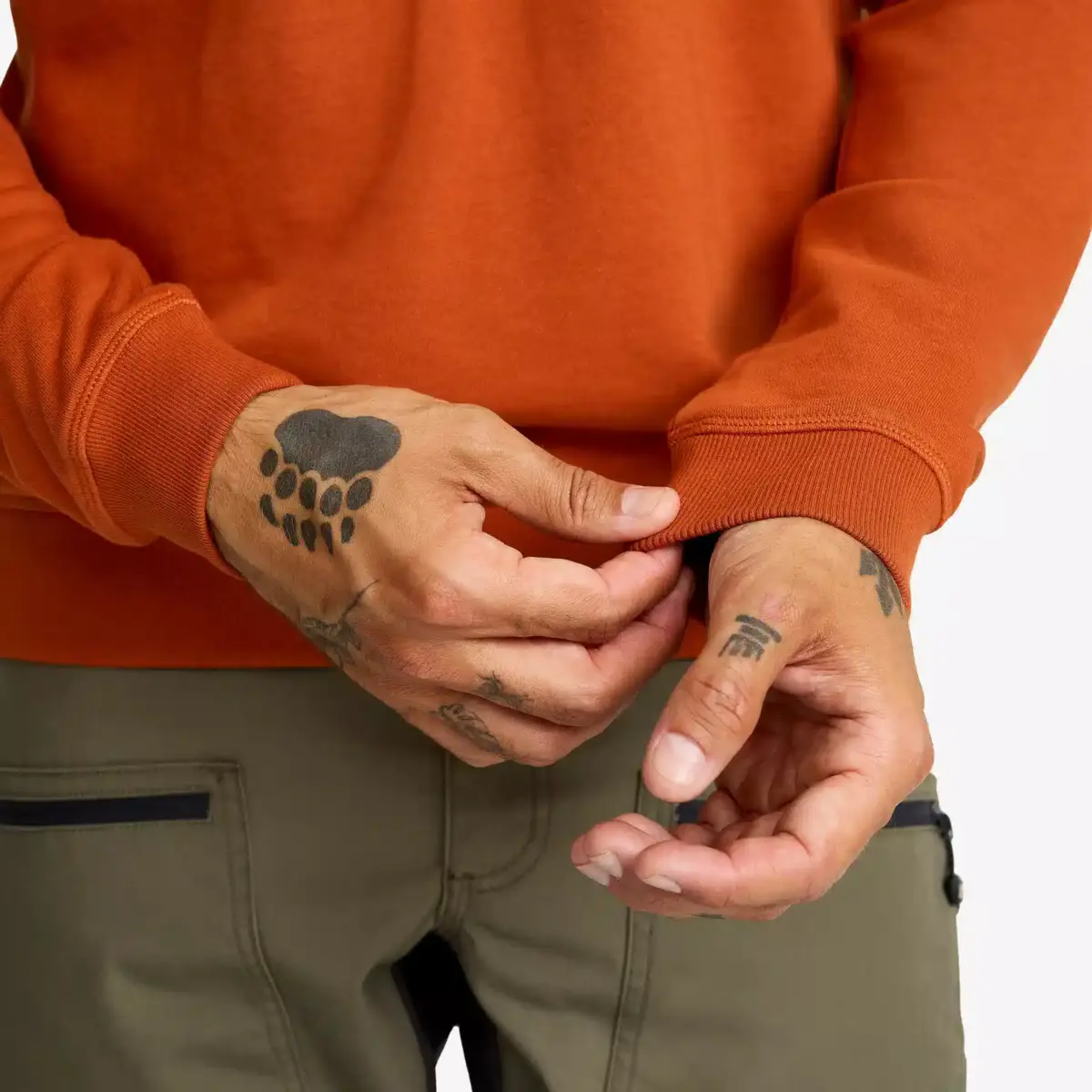 RVRC Sweatshirt för män Terracotta Brown RVRC Sweatshirt för män Terracotta Brown