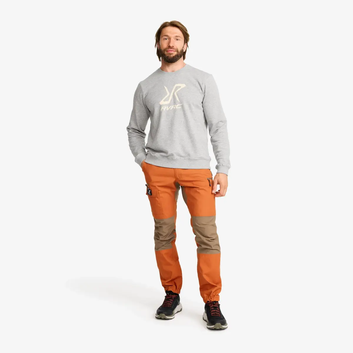 RVRC Sweatshirt Men Grey Melange
