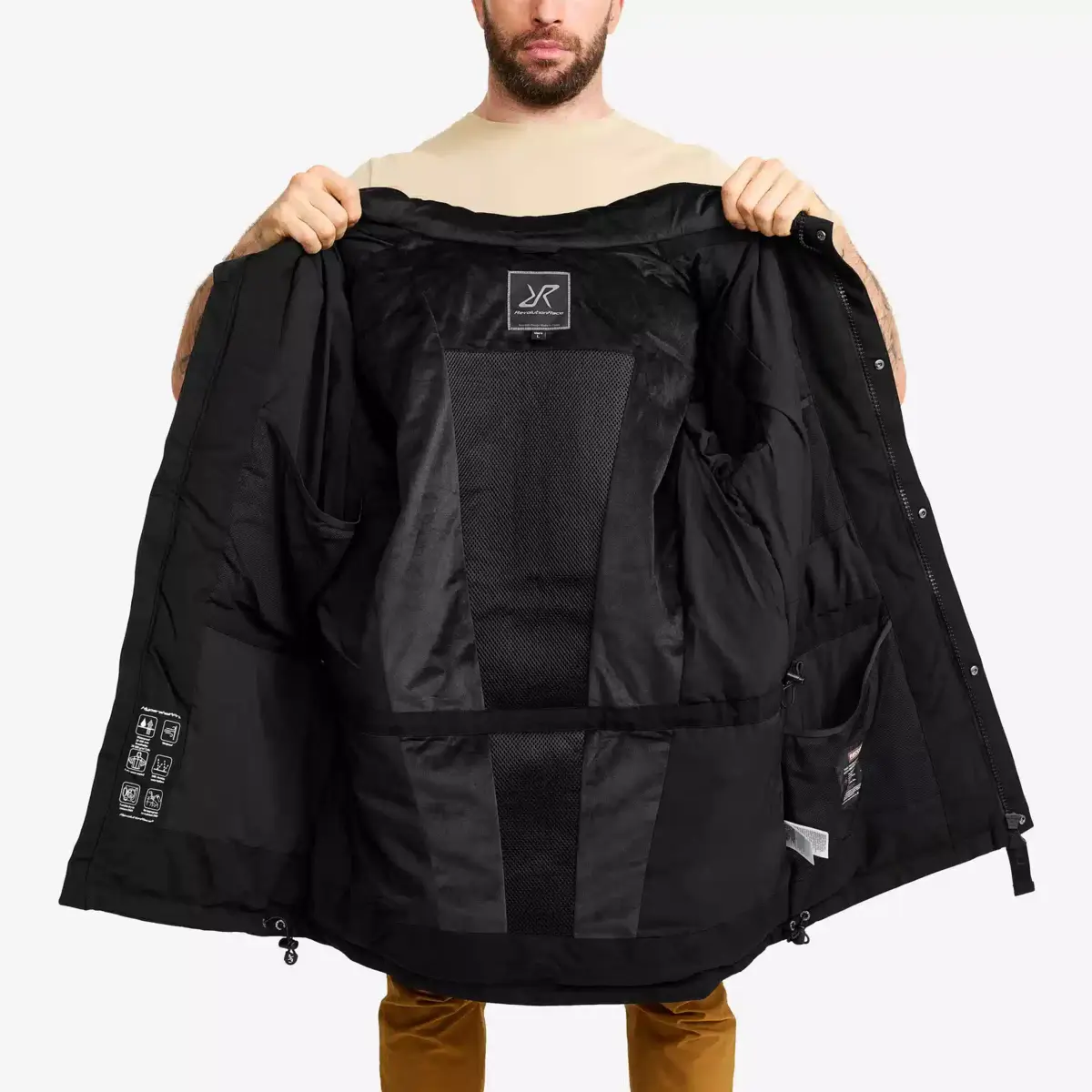 Saviour Tech 2L Insulated Parka Men Black Saviour Tech 2L Insulated Parka Men Black