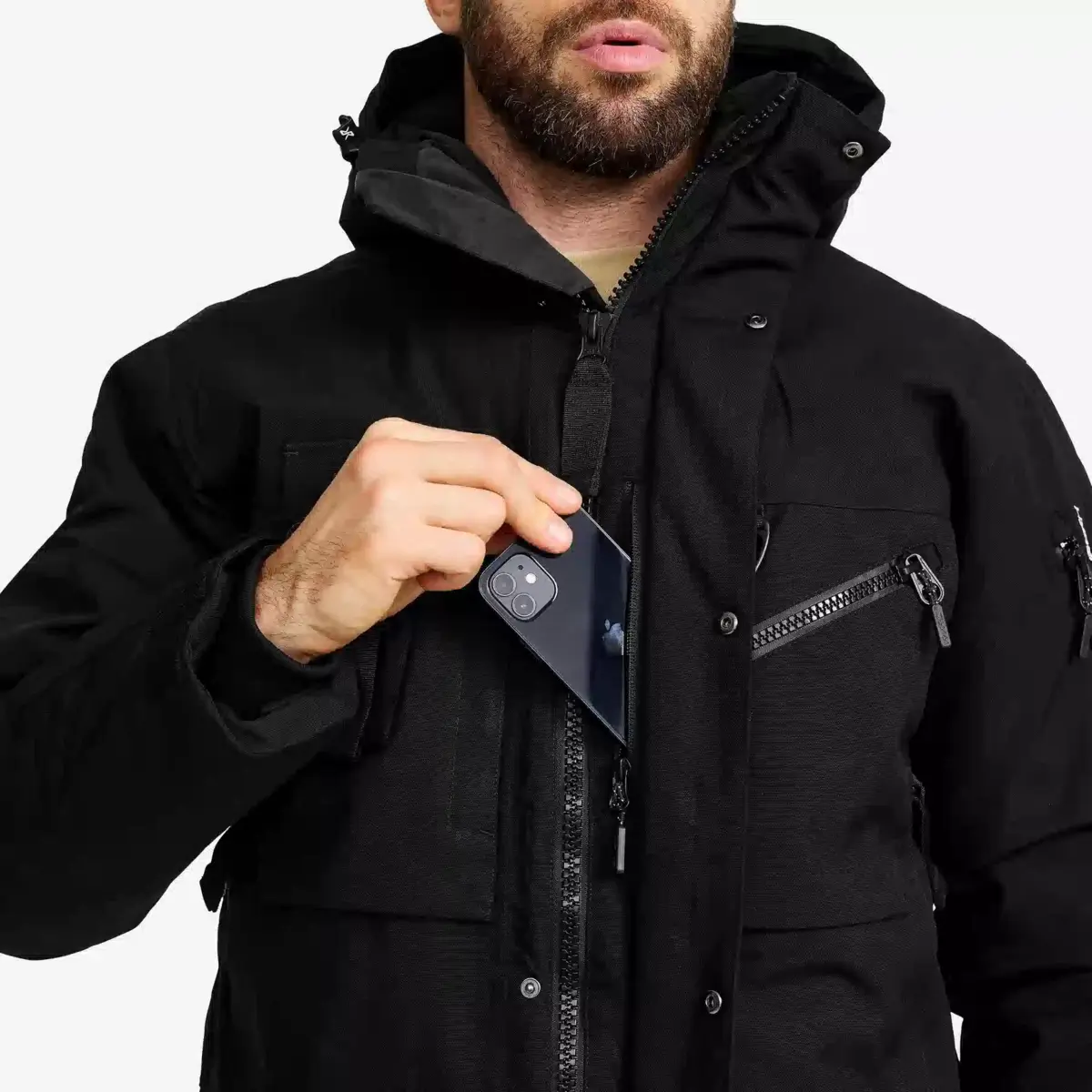 Saviour Tech 2L Insulated Parka Men Black Saviour Tech 2L Insulated Parka Men Black