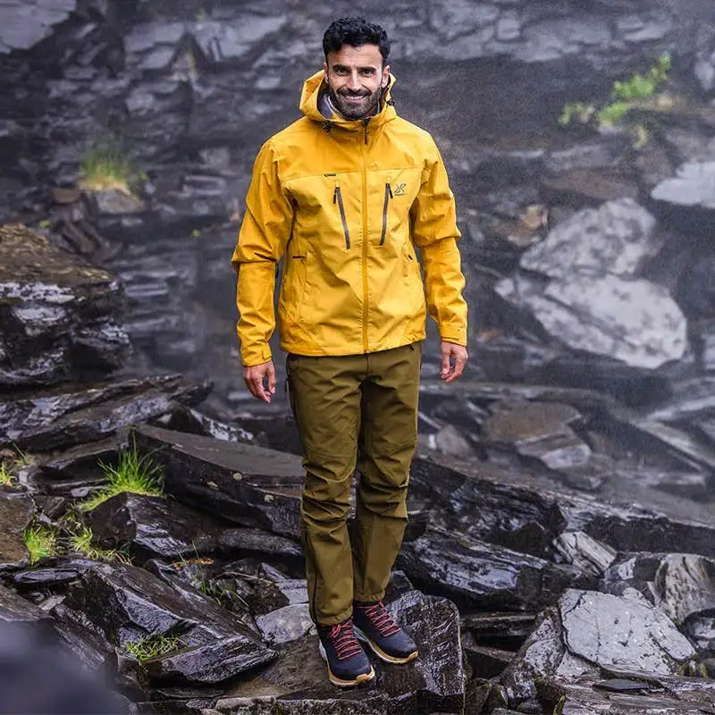 Silence Proshell 3L jacka för män Harvest Gold/Sauterne