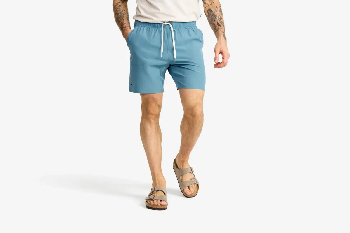 Sommarbadshorts för herr Captain’s Blue