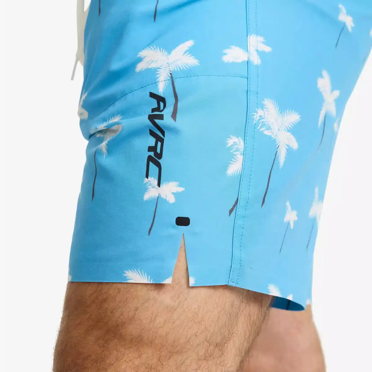 Sommarbadshorts för män, azurblå/tofu Sommarbadshorts för män, azurblå/tofu