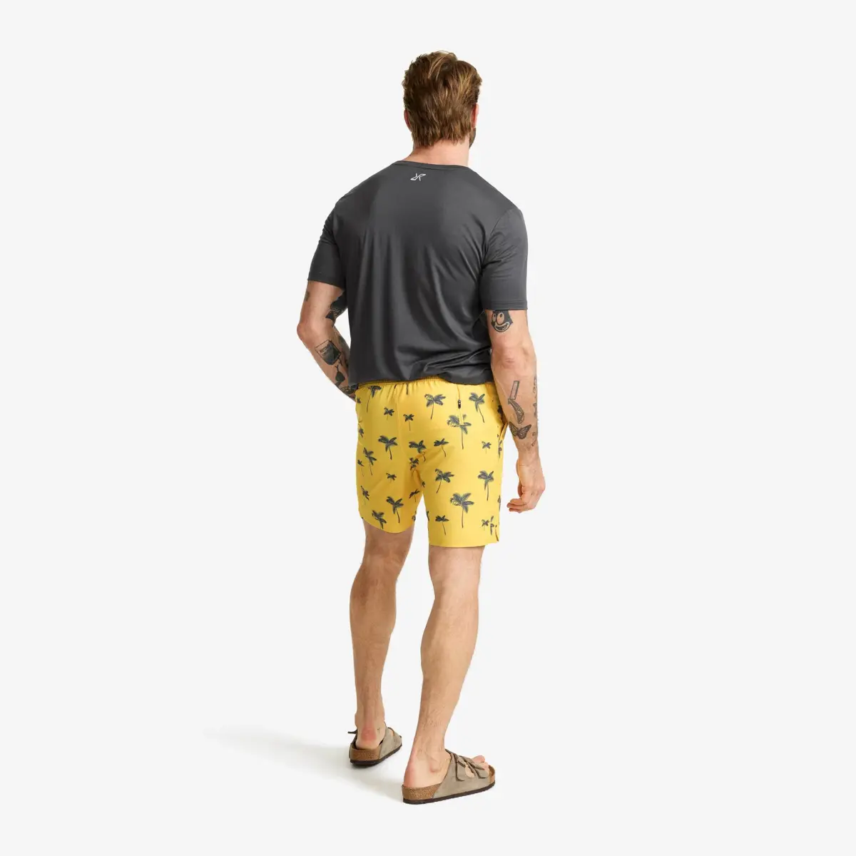 Sommarbadshorts för män Lemon Drop/Magnet Sommarbadshorts för män Lemon Drop/Magnet