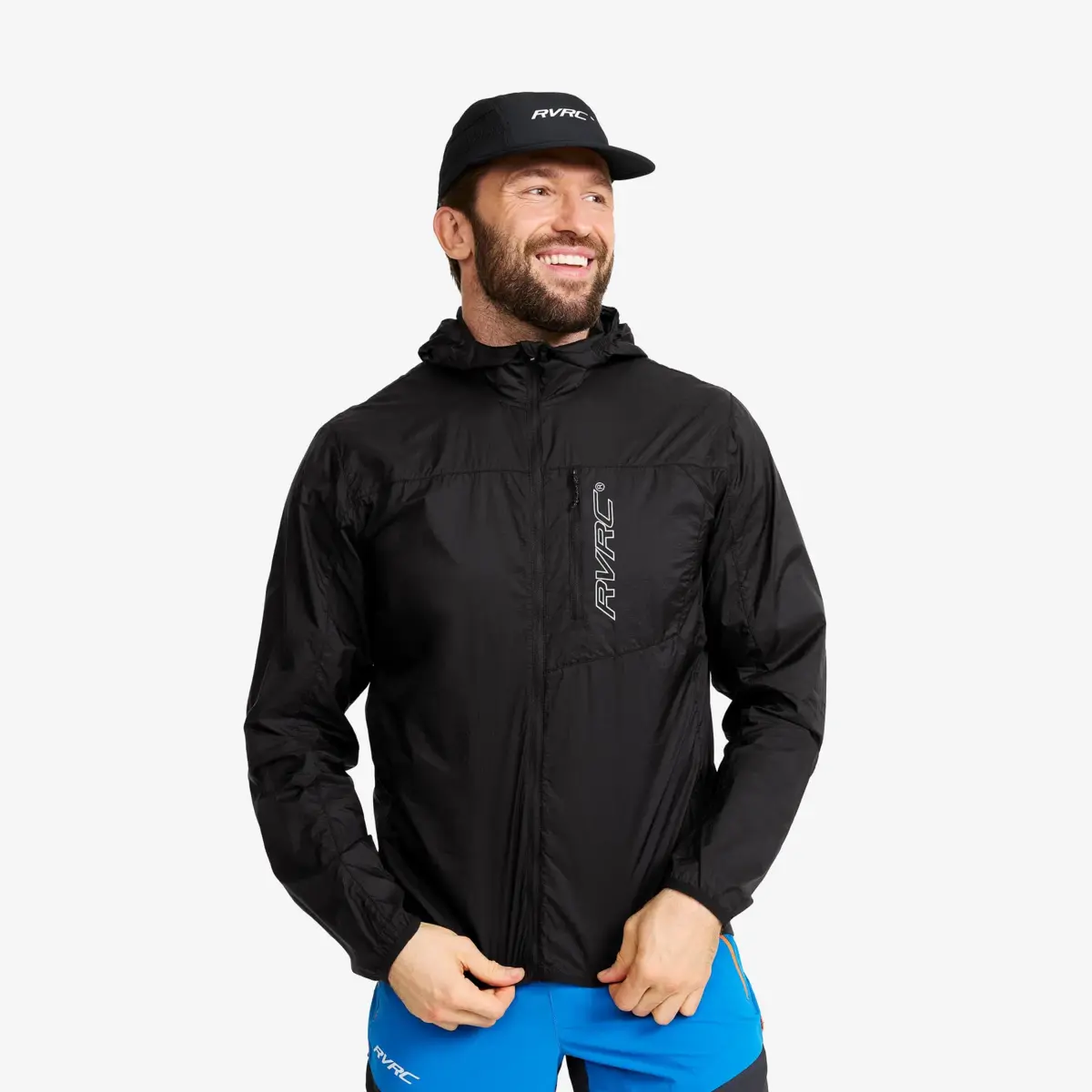 Speed Hooded Windbreaker Men Black