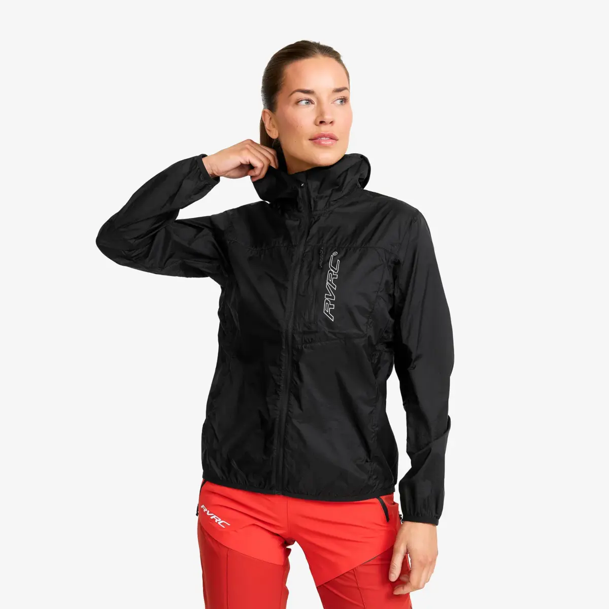 Speed Hooded Windbreaker Women Black