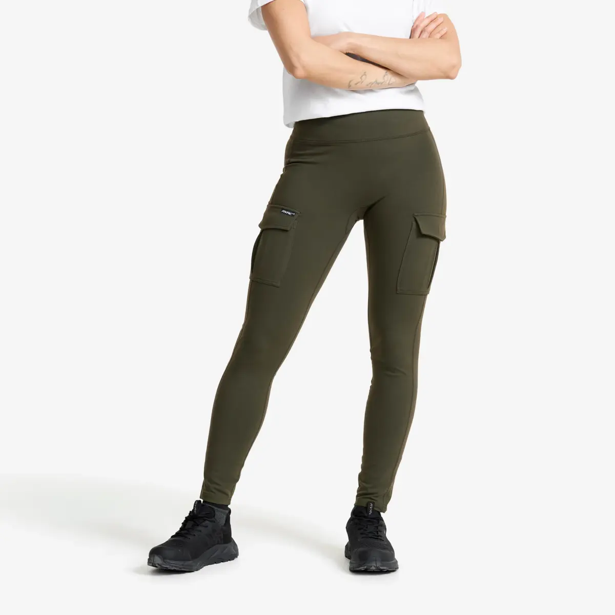 Summit Pocket Tights Women Rosin Green