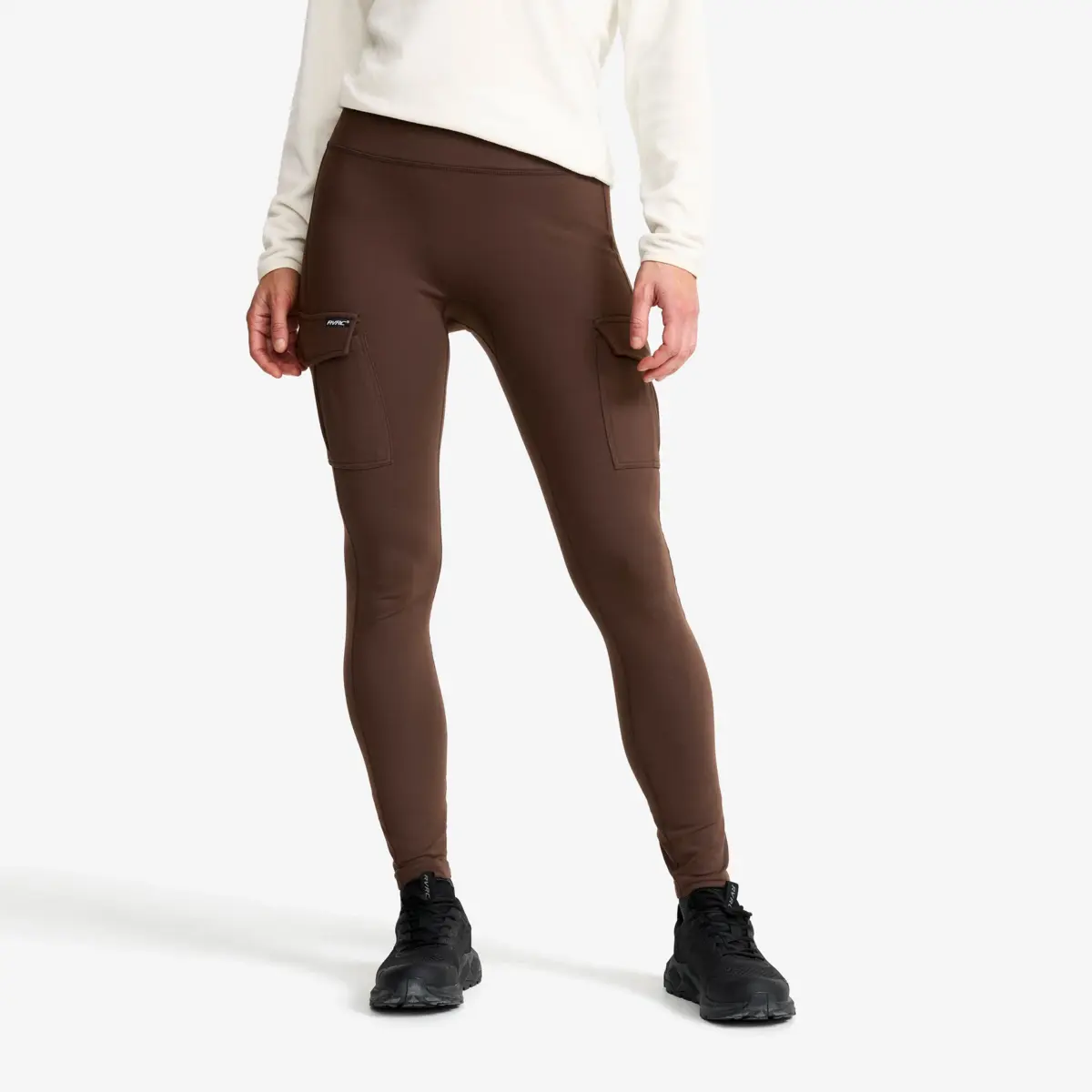 Summit Pocket Tights Women Seal Brown