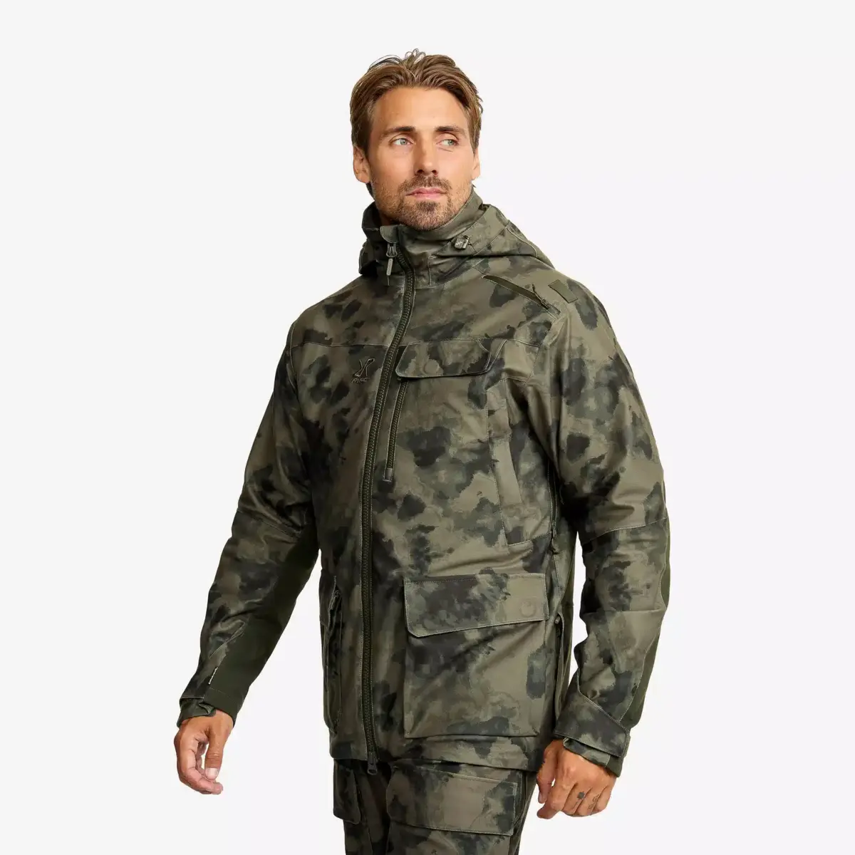 Trace Silent Pro 2L-jacka för män Camo Deep Depths