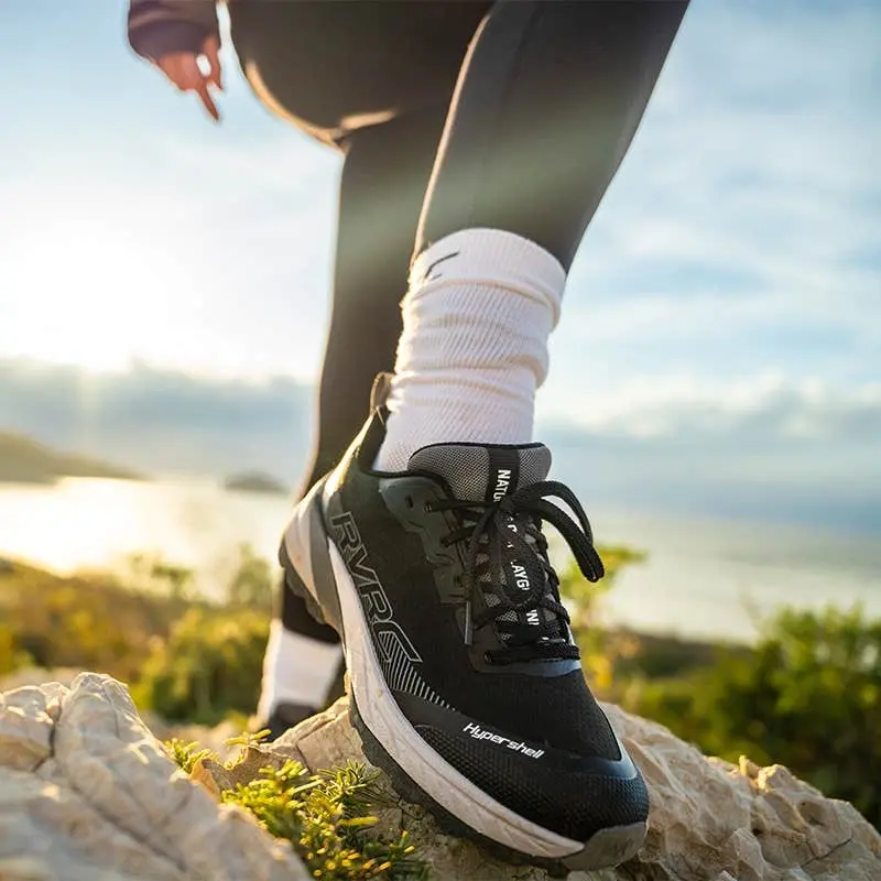 Trailblaze vattentäta vandringsskor för damer, svarta/grå