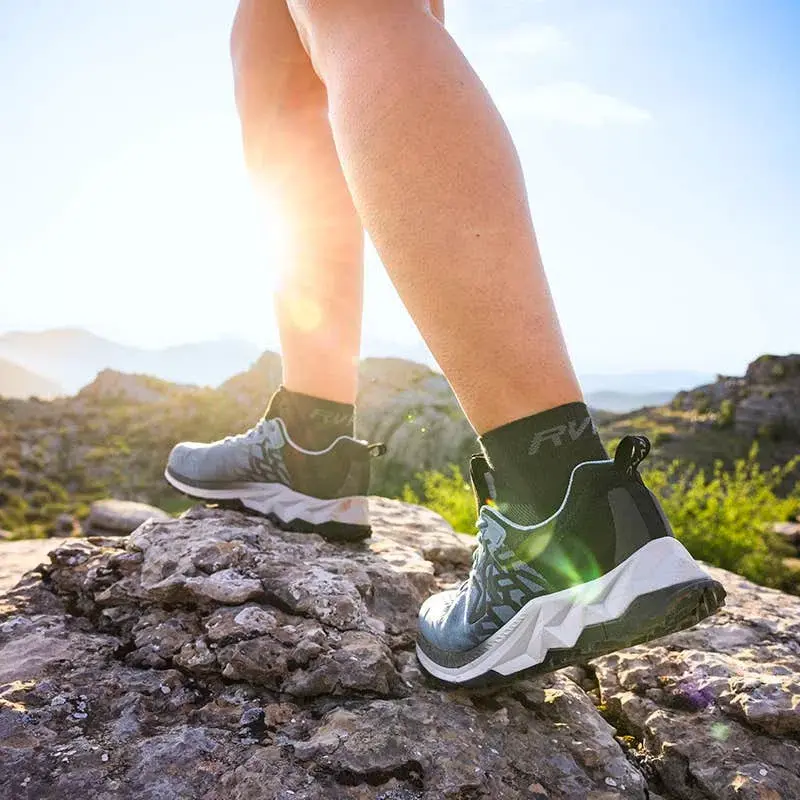 Trailknit vattentäta vandringsskor för damer, blåsten