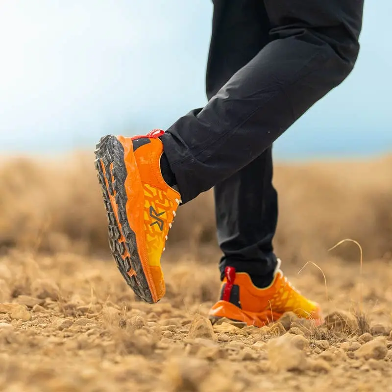 Trailknit vattentäta vandringsskor för herr, gula