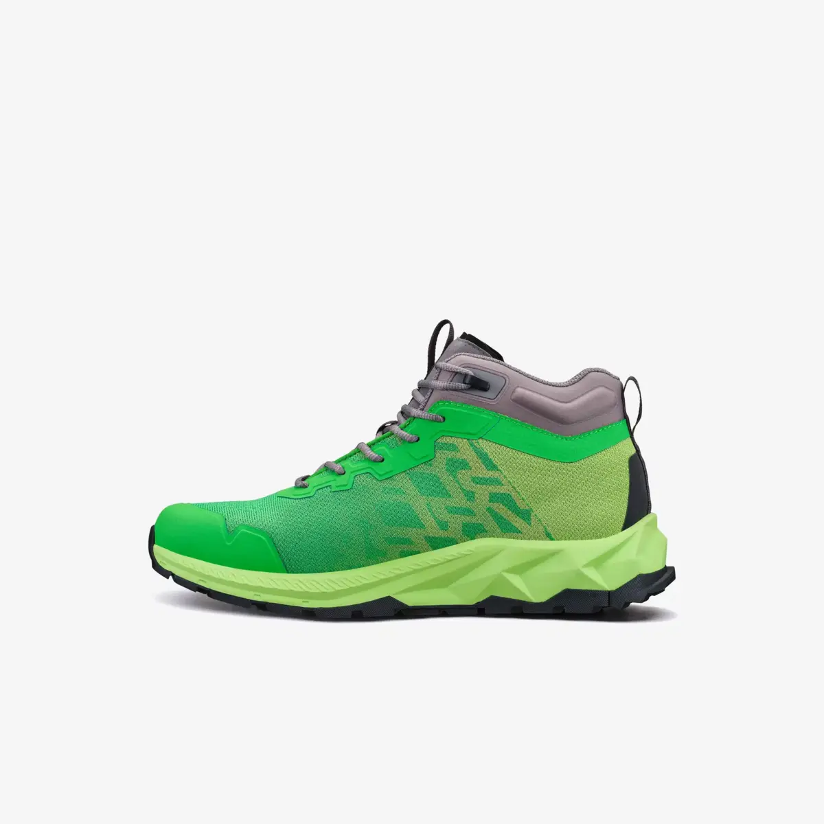Trailknit vattentäta vandringsskor för män, giftgrön