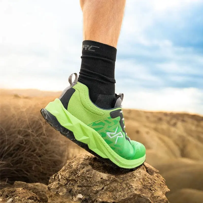 Trailknit vattentäta vandringsskor för män, giftgrön