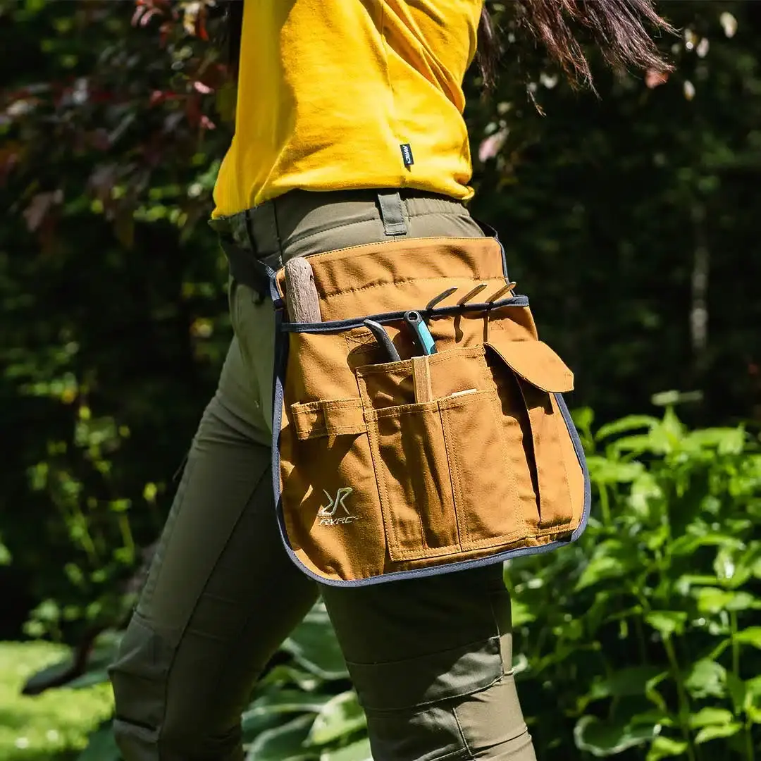 Trädgårdsbälte med fickor  Guldbrun