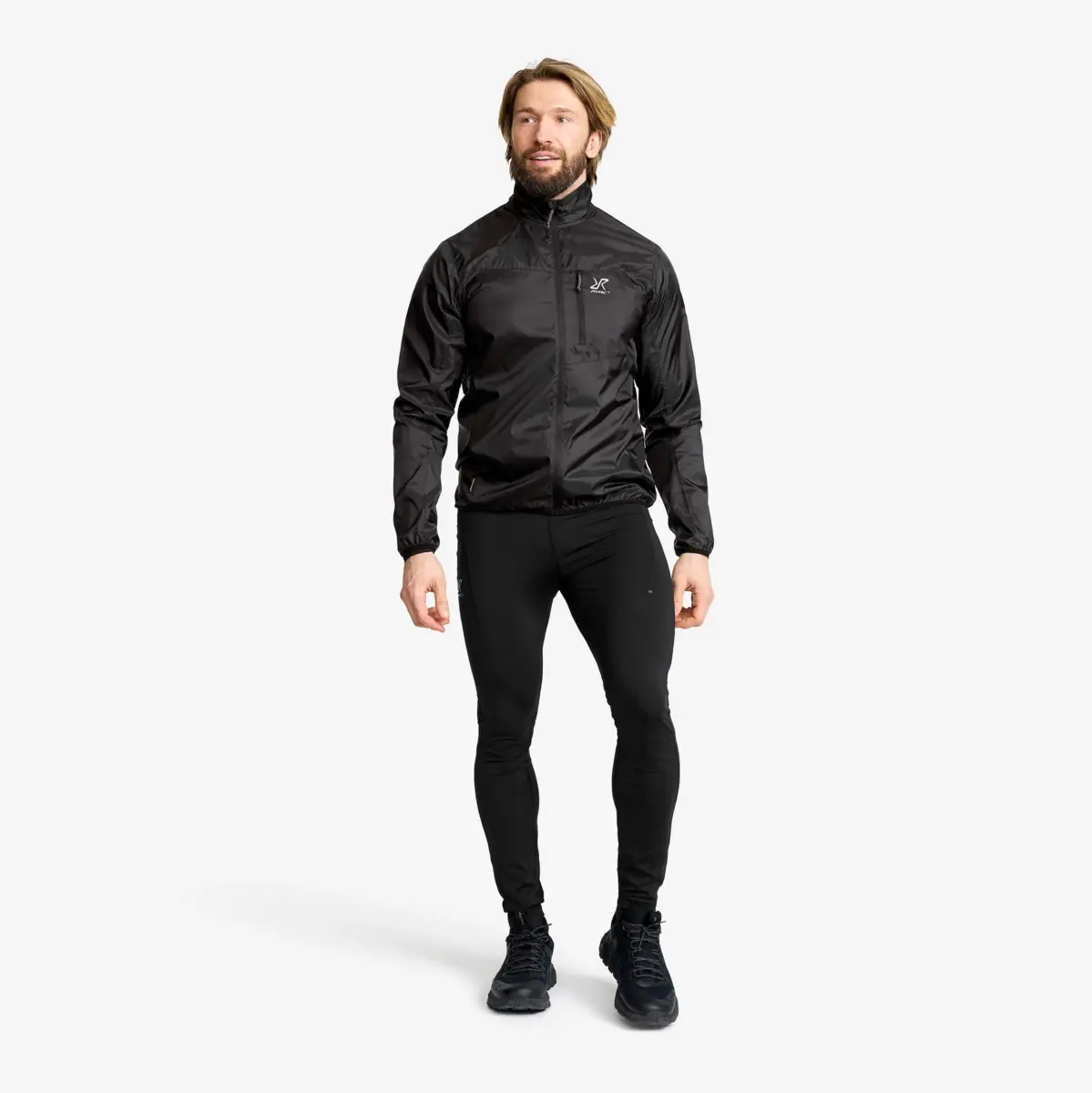 Unit Light Windbreaker Herr Svart