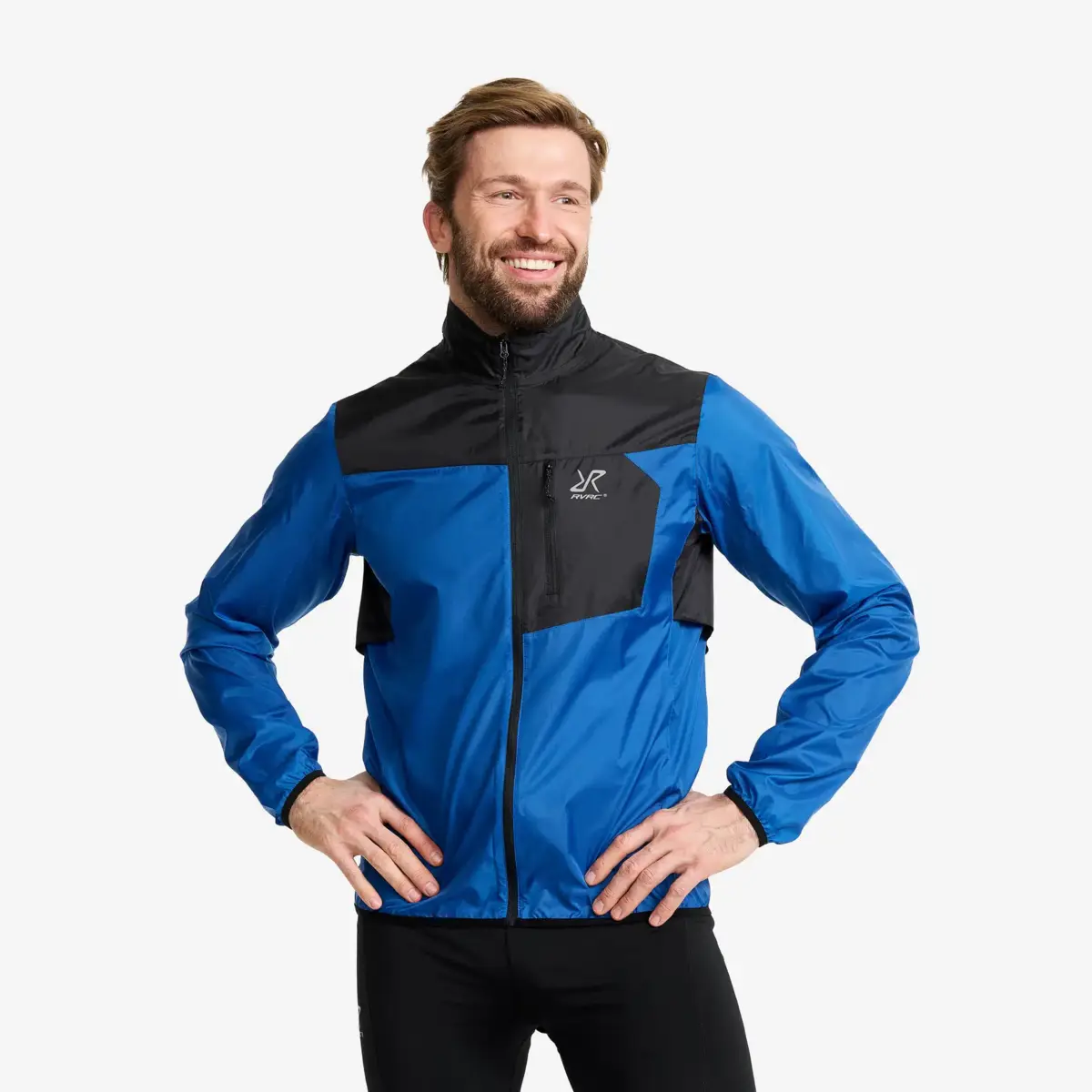 Unit Light Windbreaker Men Imperial Blue/Black
