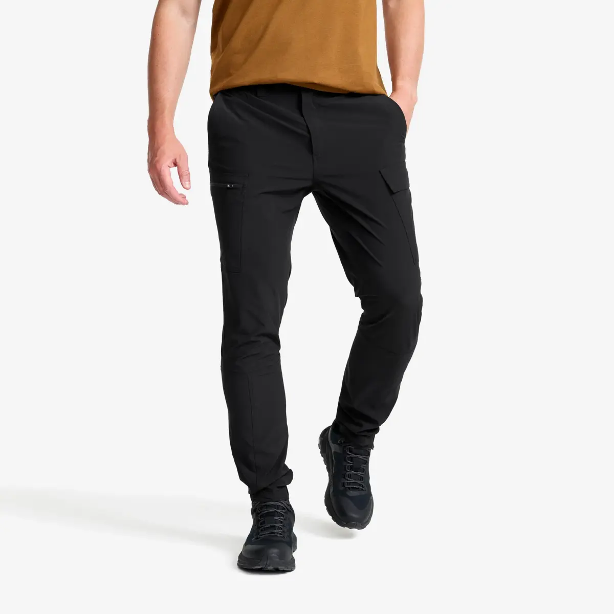 Verge Stretch Cargo Pants för män, svart
