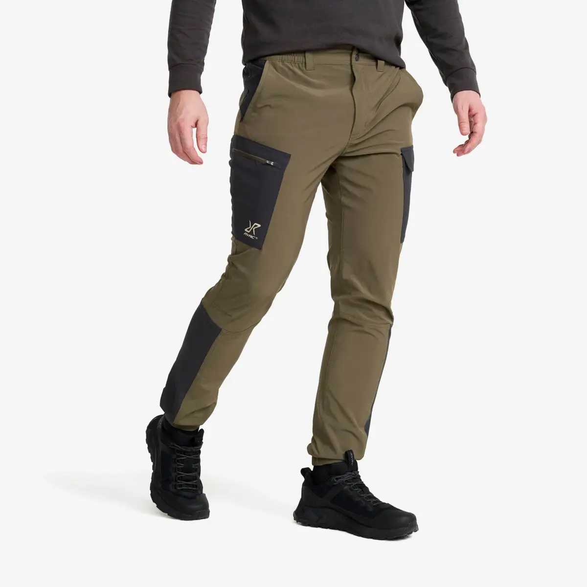 Verge Stretch Cargo Pants Men Light Moss Gray/Anthracite