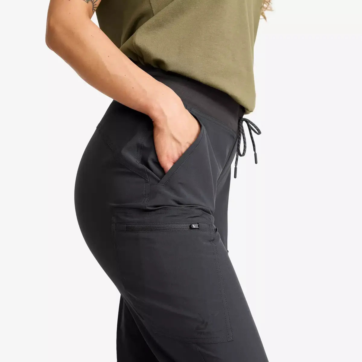 Verge Stretch Cargo Pants Women Anthracite Verge Stretch Cargo Pants Women Anthracite