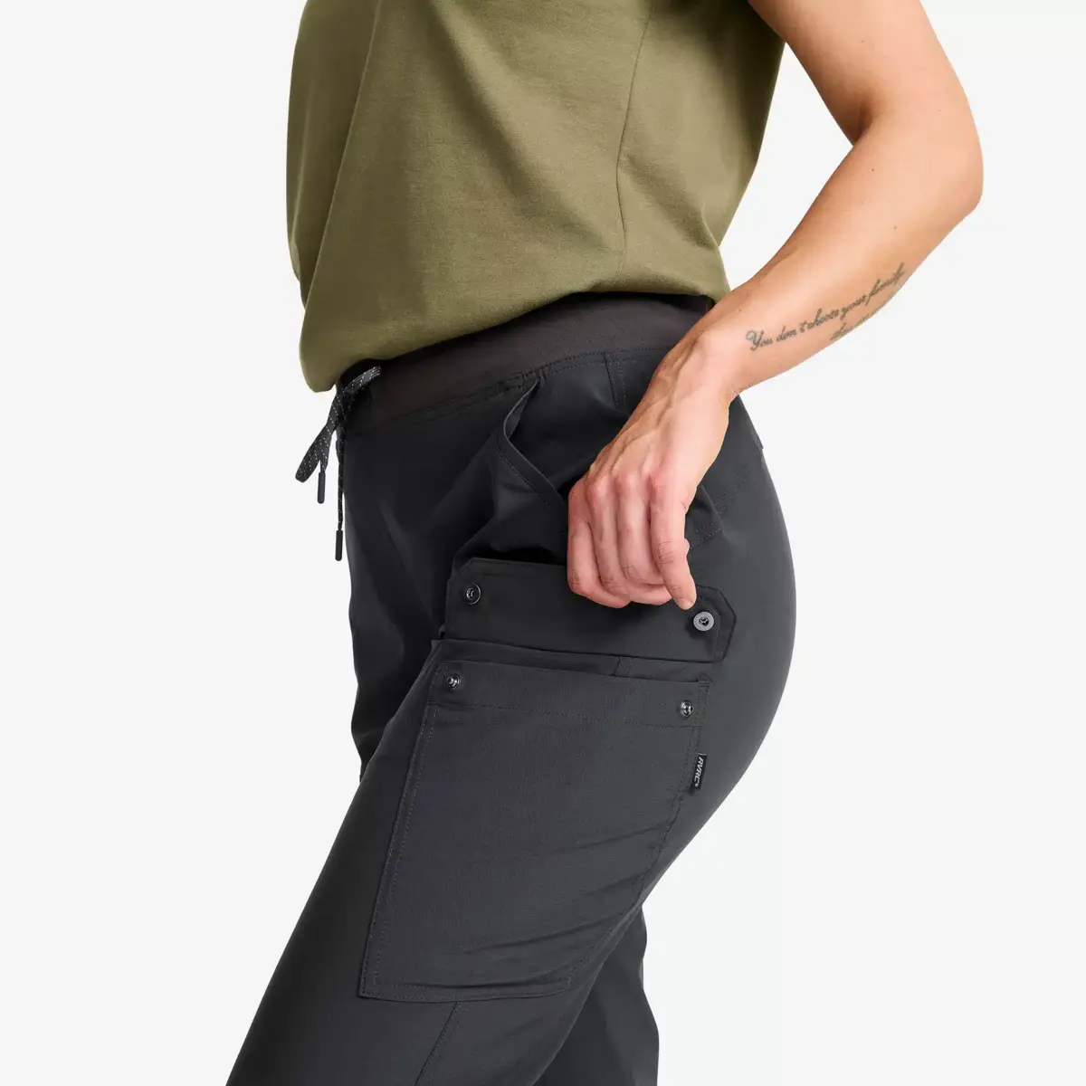 Verge Stretch Cargo Pants Women Anthracite Verge Stretch Cargo Pants Women Anthracite