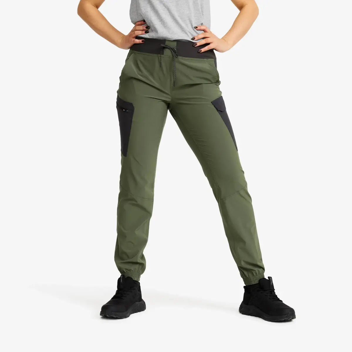 Verge Stretch Cargo Pants Women Thyme/Anthracite
