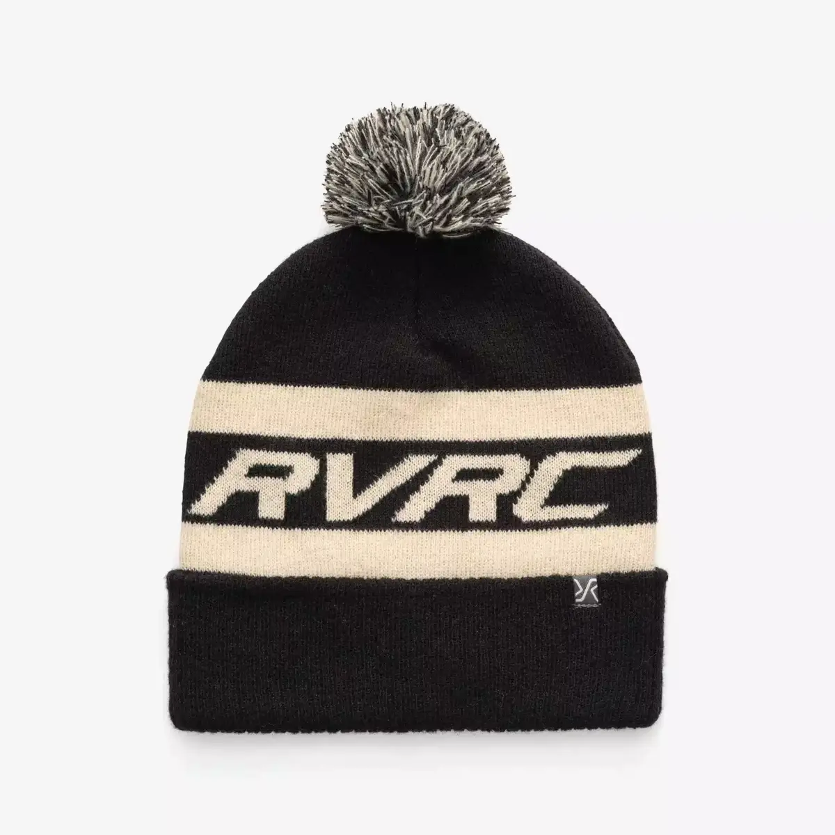 Vintermössa med logotyp  Svart