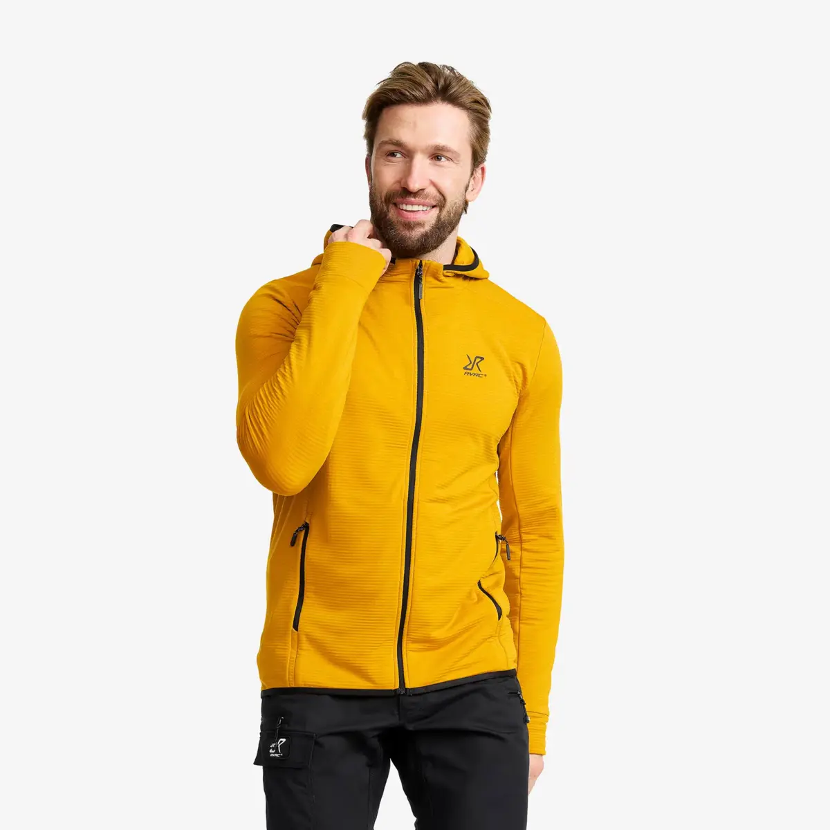 Waffle Hoodie Men Nugget Gold