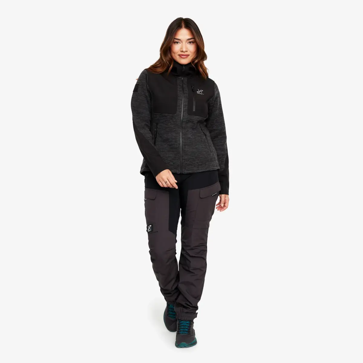 Wander Pro Wool Hoodie Women Anthracite